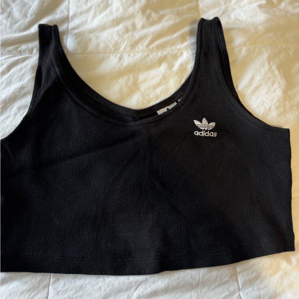 Adidas Originals knit black top size Small